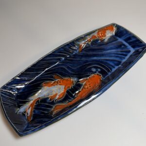 Rectangular Koi Tray 12"x6"